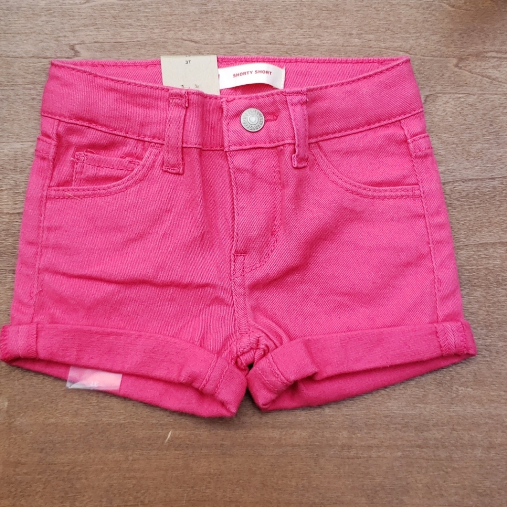 Levi's pink shorty short